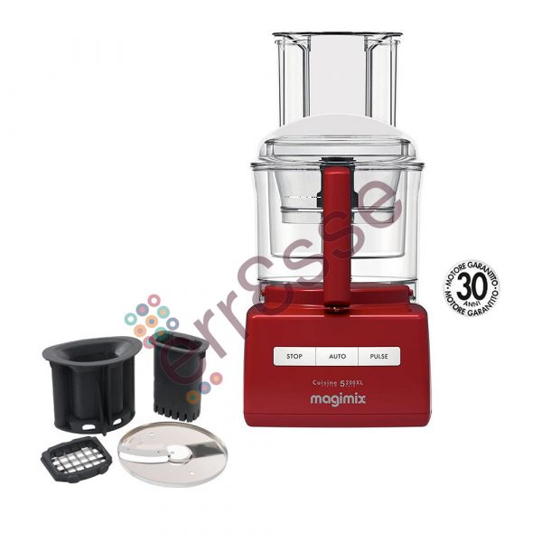 MAGIMIX Robot de Cocina Cuisine 5200XL Premium Rojo