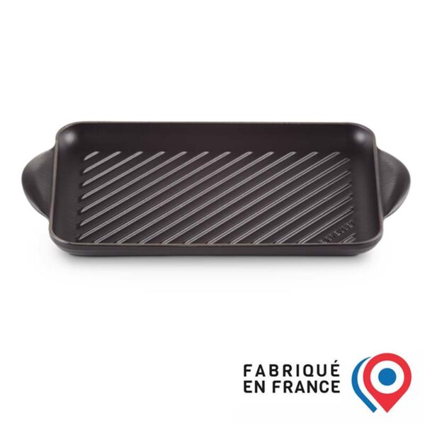 Le Creuset Tradition cast iron rectangular grill 32x22 cm.