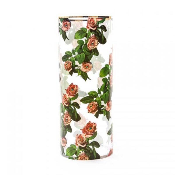SELETTI Vase Toiletpaper Roses 50 cm