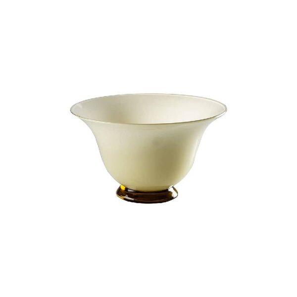 VENINI Jahre Dreißig Vase Gelb H17,5