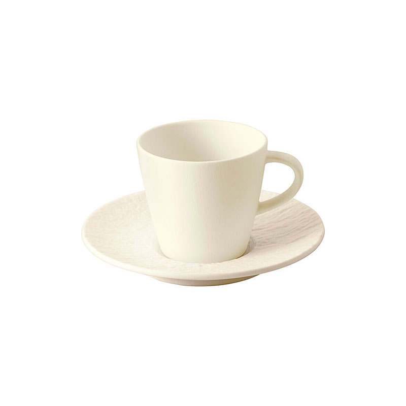 6 tasses à café expresso en porcelaine blanche bistrot boule paroi épaisse  tasse