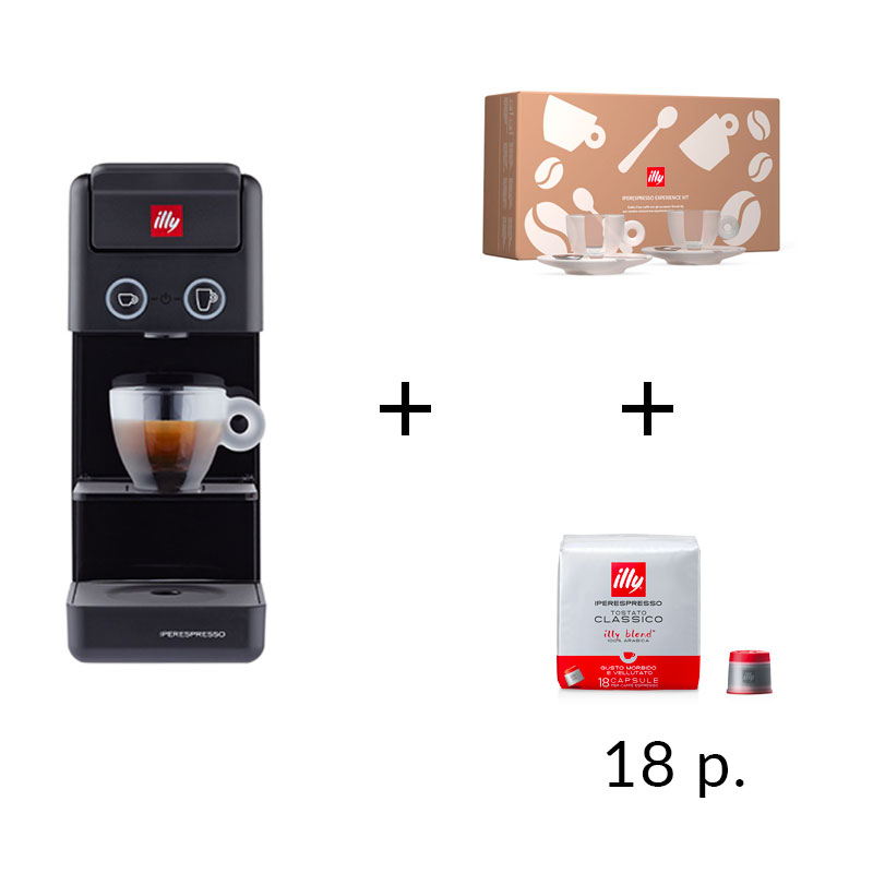Y3.2 Espresso & Coffee Machine Bundle - illy Shop